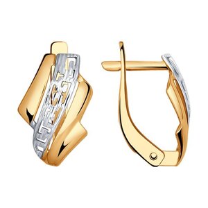 Серёжки Английские Алмазная грань